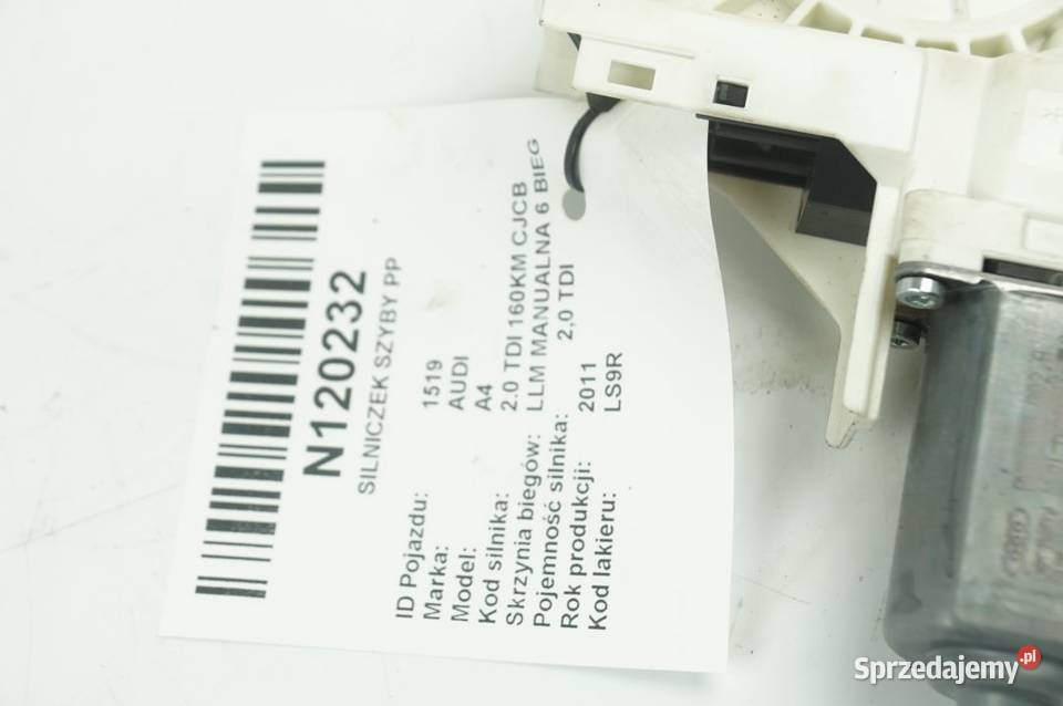 8K0959802A A4 B8 SILNICZEK SZYBY PP kujawsko-pomorskie Lipno