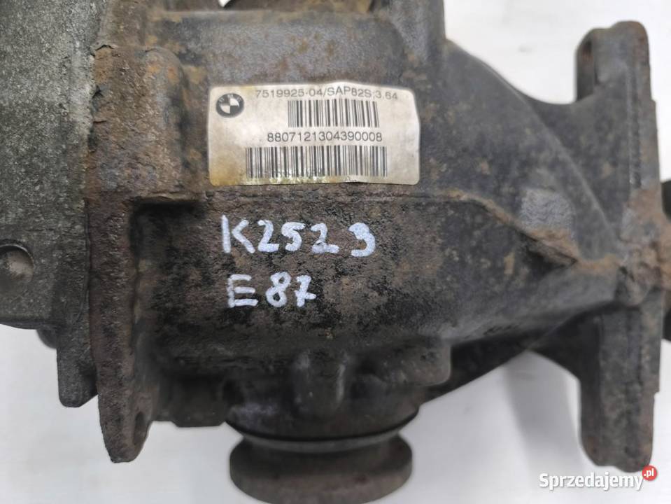 DYFERENCJAŁ DYFER MOST TYŁ 364 BMW 1 E87 E81