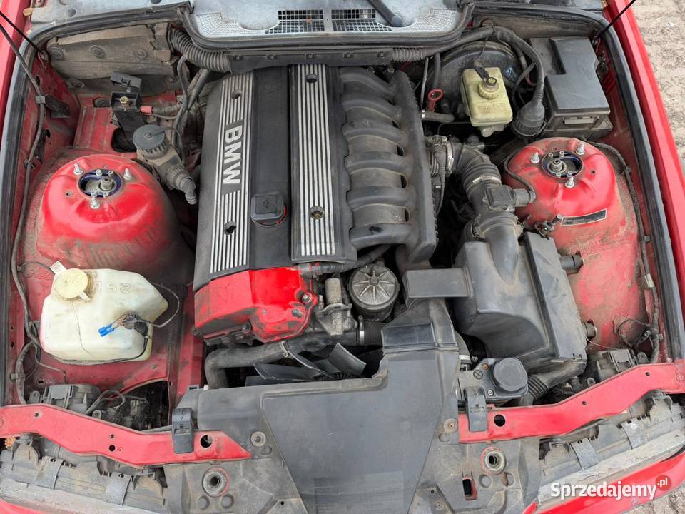 Bmw e36 coupe hellrot 320i ori m52 manual skręt Stargard