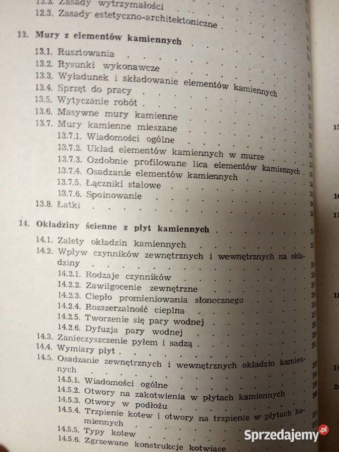 Kamieniarstwo książki używane kolekcjonerskie Antykwariat mazowieckie Warszawa