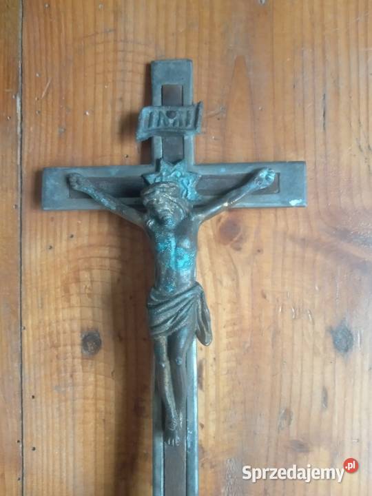 Polski krucyfix patriotyczny Antyki