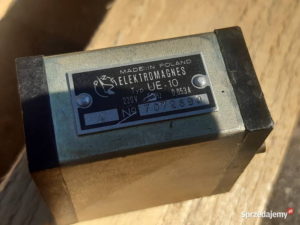 Elektromagnes TYP UE10 No 7072699 Perzów