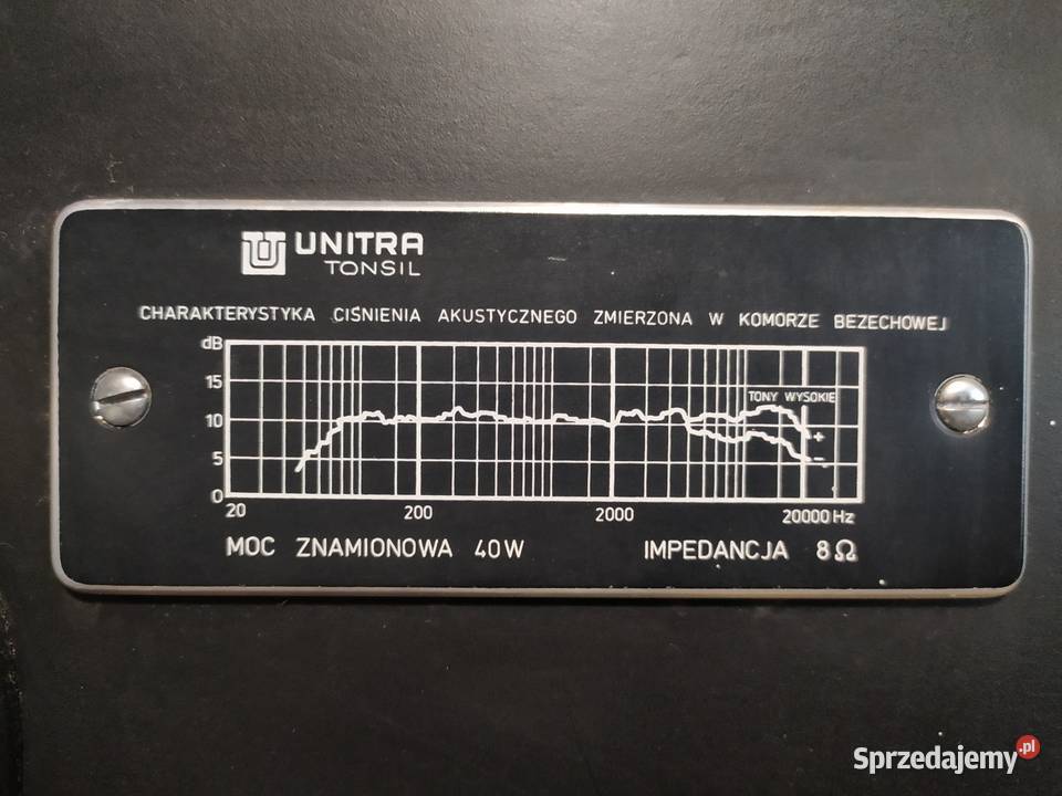 Kolumny Unitra Tonsil ZG40 C115 Altus 65 Elektronika podkarpackie Krosno