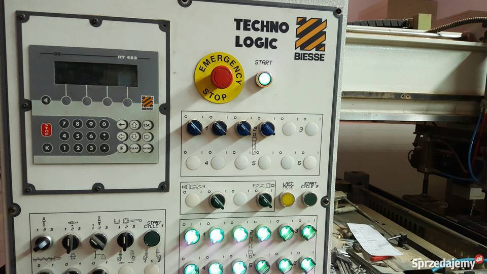 Wiertarka przelotowa wielowrzecionowa BIESSE Kępno