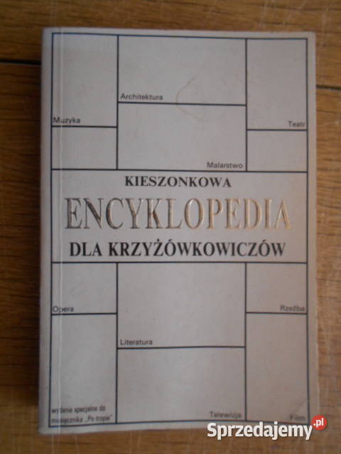 Kieszonkowa encyklopedia krzyżówkowiczów sprzedam