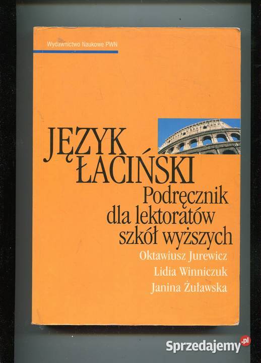 Język łaciński Podręcznik lektoratów szkół miękka Szczecin sprzedam