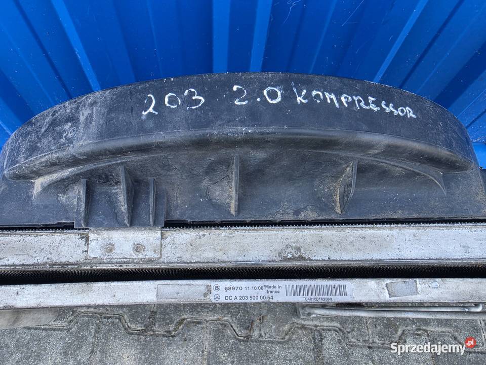 CHŁODNICA WODY KLIMATYZACJI WENTYLATOR MERCEDES sprzedam