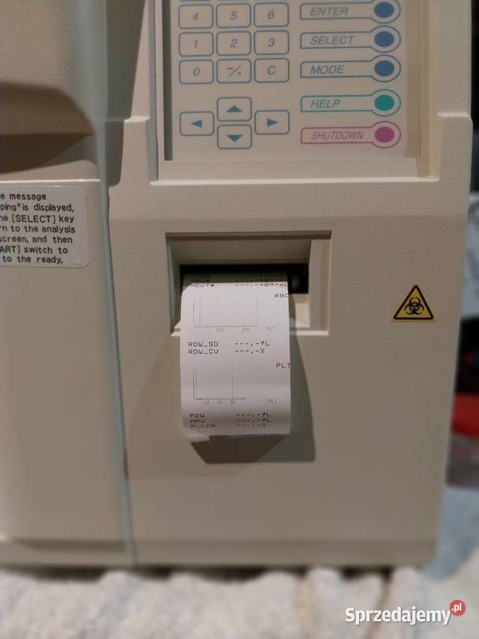 Analizator hematologiczny Sysmex KX 21N Gdańsk