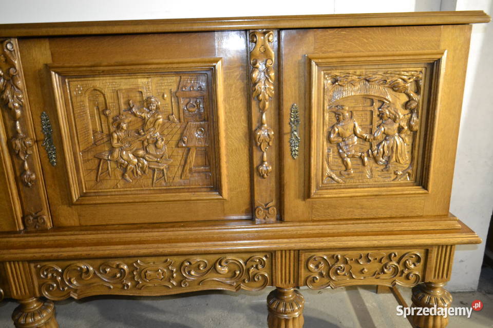 komoda kredens holenderski dąb Będzin