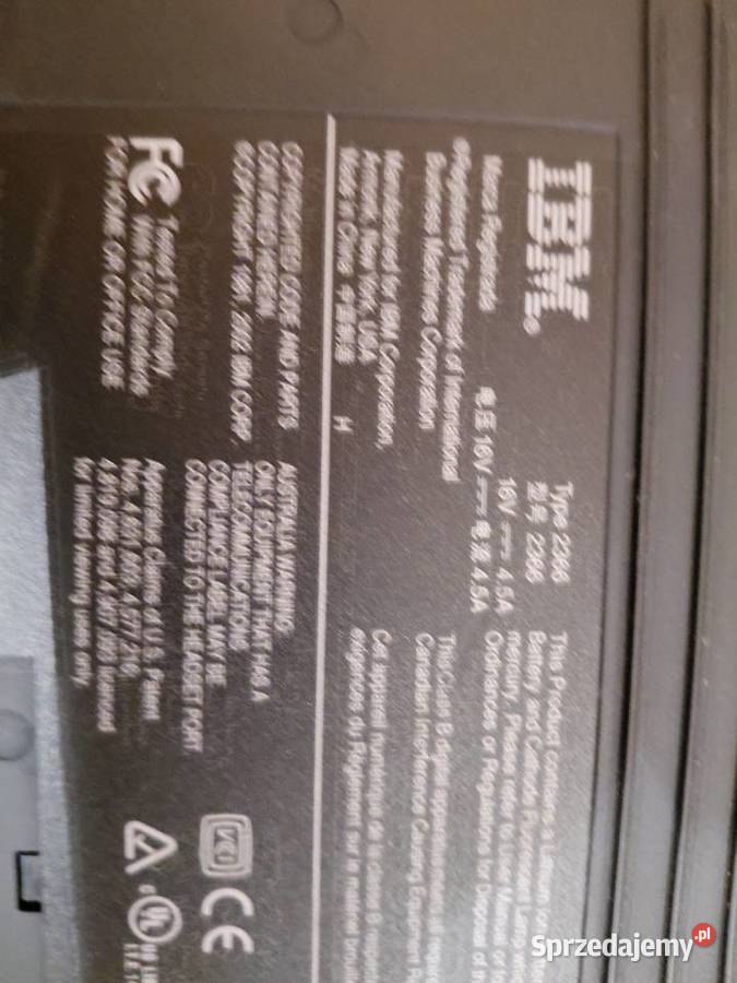 ibm thinkpad T30 na części Laptopy i netbooki Grodzisk