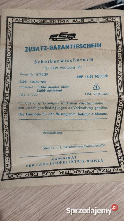 TRABANT 601 P70 600 500 WARTBURG 311 353 NOWE Świdnica
