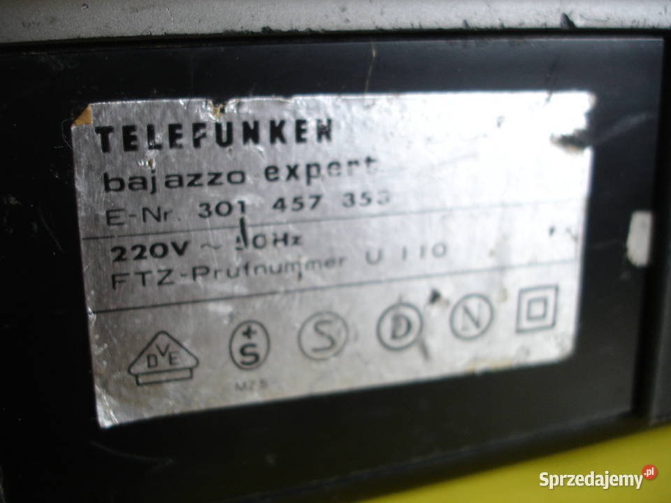 Radiomagnetofon TELEFUNKEN BAJAZZO EXPERT Pozostałe sprzedam