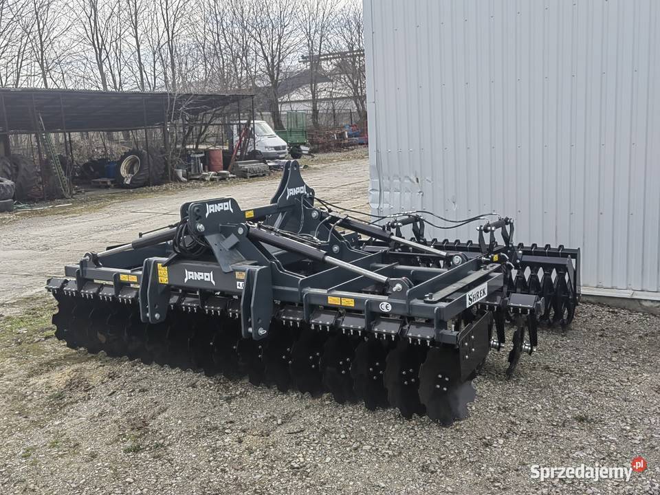 Brona talerzowa JANPOL BTH 4m hydraulicznie Żółkiewka-Osada