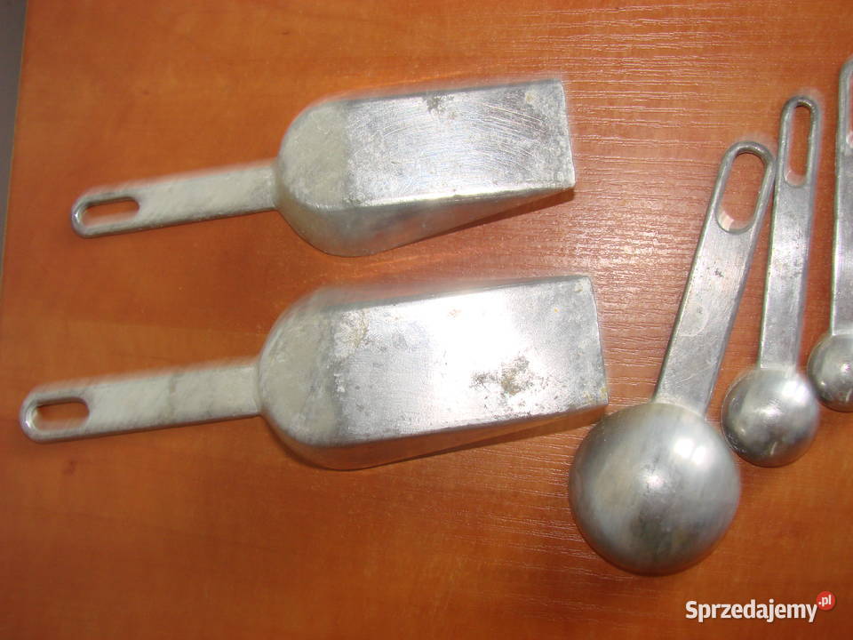 stare aluminiowe łopatkimiarki