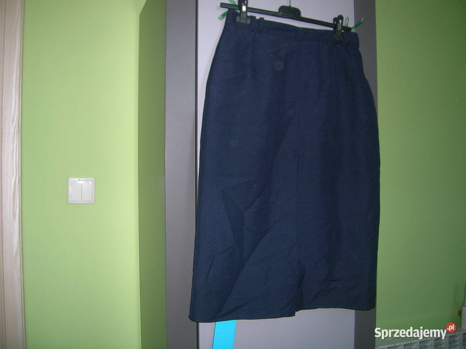 Spódnica ciemnoniebieska L Czarna