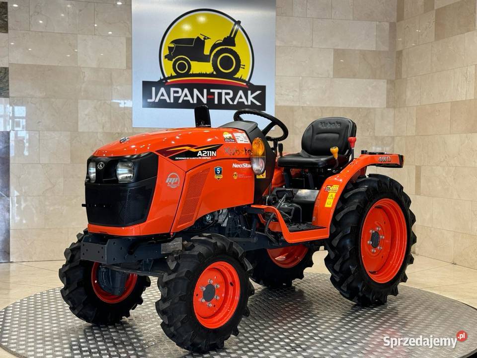 Nowa KUBOTA A211N Traktorek 4x4 Idealny do Radomsko