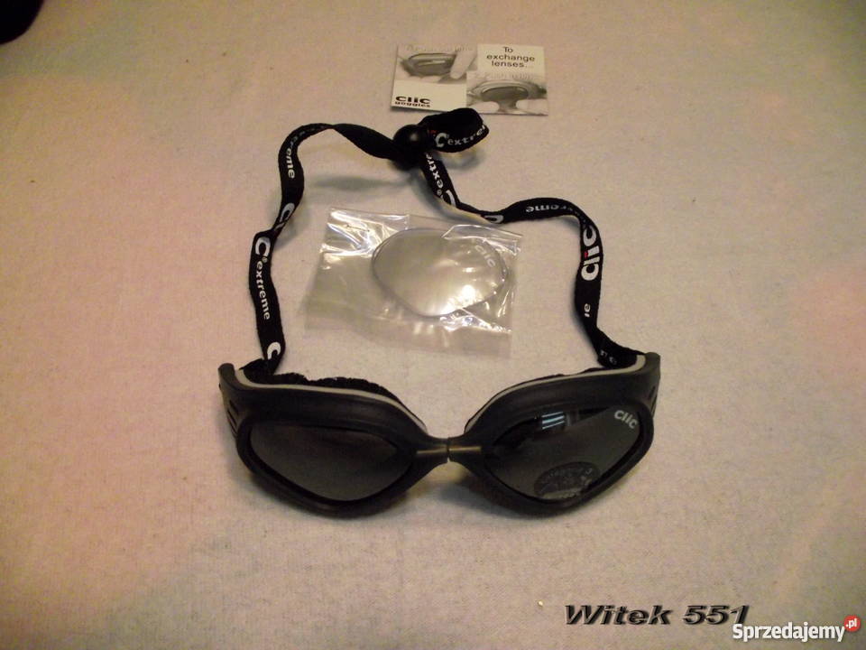 INNOWACYJNE GOGGLES MARKI CLIC EXTREME ETUI Pozostałe Stalowa Wola
