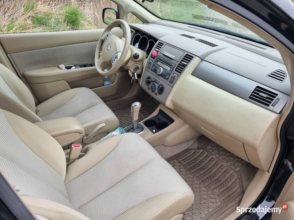 Nissan Tiida Versa 18 LPG Automat 120 przebiegu elektryczne lusterka Tiida Rzeszów