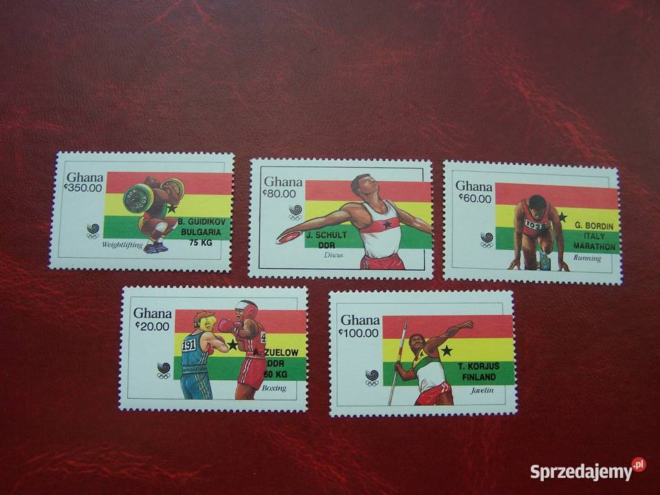 Ghana 1988 MNH Sport Olimpiada Seul 88 NADRUK Tychy