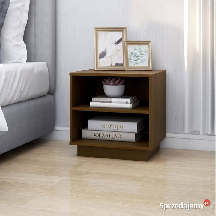 Szafka nocna miodowy brąz 40x34x40 lite drewno Warszawa