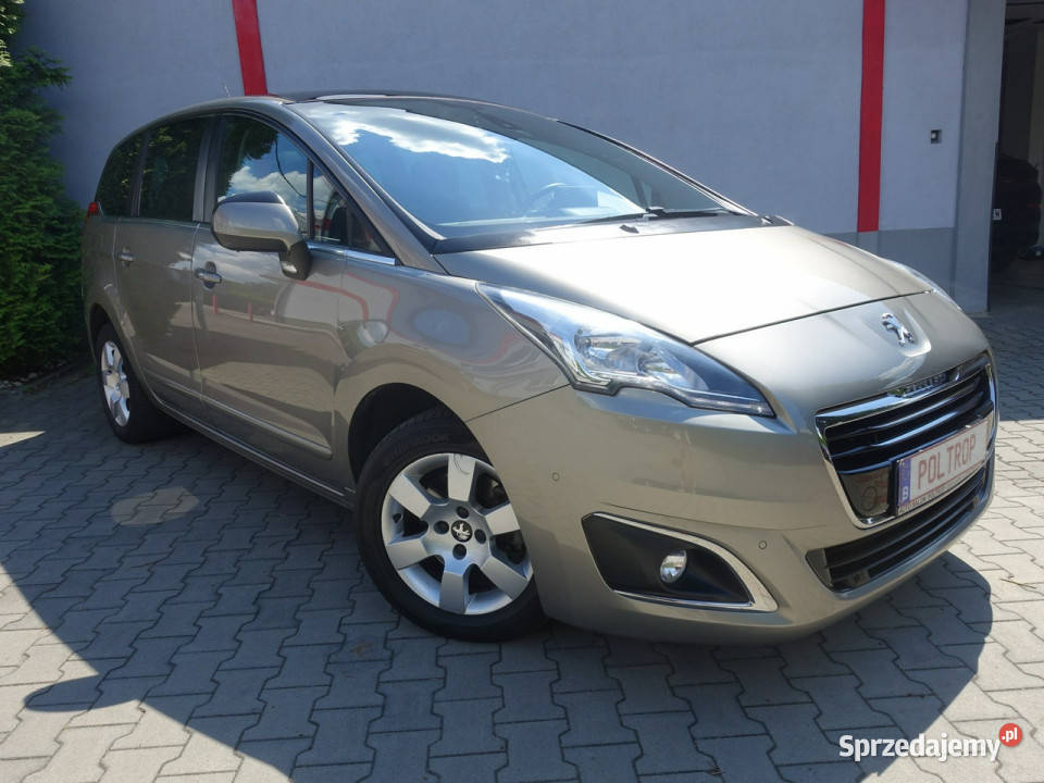 Peugeot 5008 12i Navi Panorama Klimatronik Alu grafitowy śląskie Częstochowa sprzedam