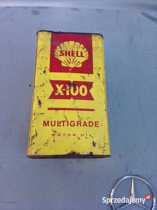 Shell puszka oleju zabytkowa stara sprzedam