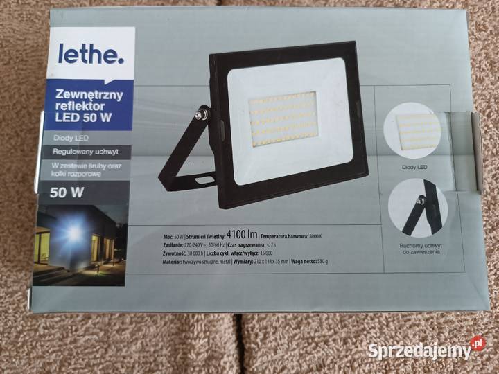 LETHE ZEWNĘTRZNY REFLEKTOR LED 50W 4100 lm