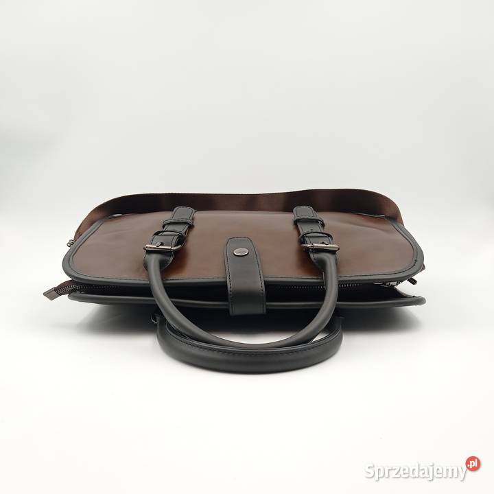 Teczka aktówka torba biznesowa skórzana na ramie śląskie Zawiercie sprzedam