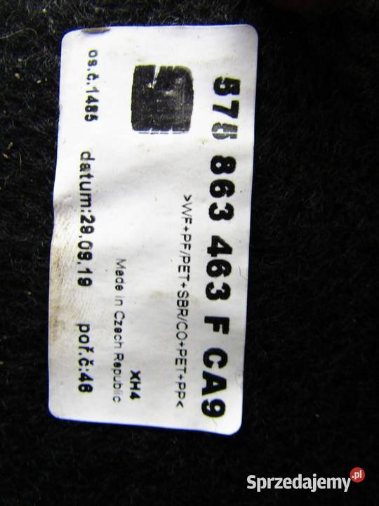 PODŁOGA WYKŁADZINA BAGAŻNIKA TYLNA TYŁ SEAT sprzedam