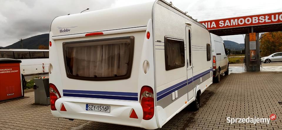przyczepa kempingowa HOBBY 2008r campingowa Międzybrodzie Bialskie sprzedam
