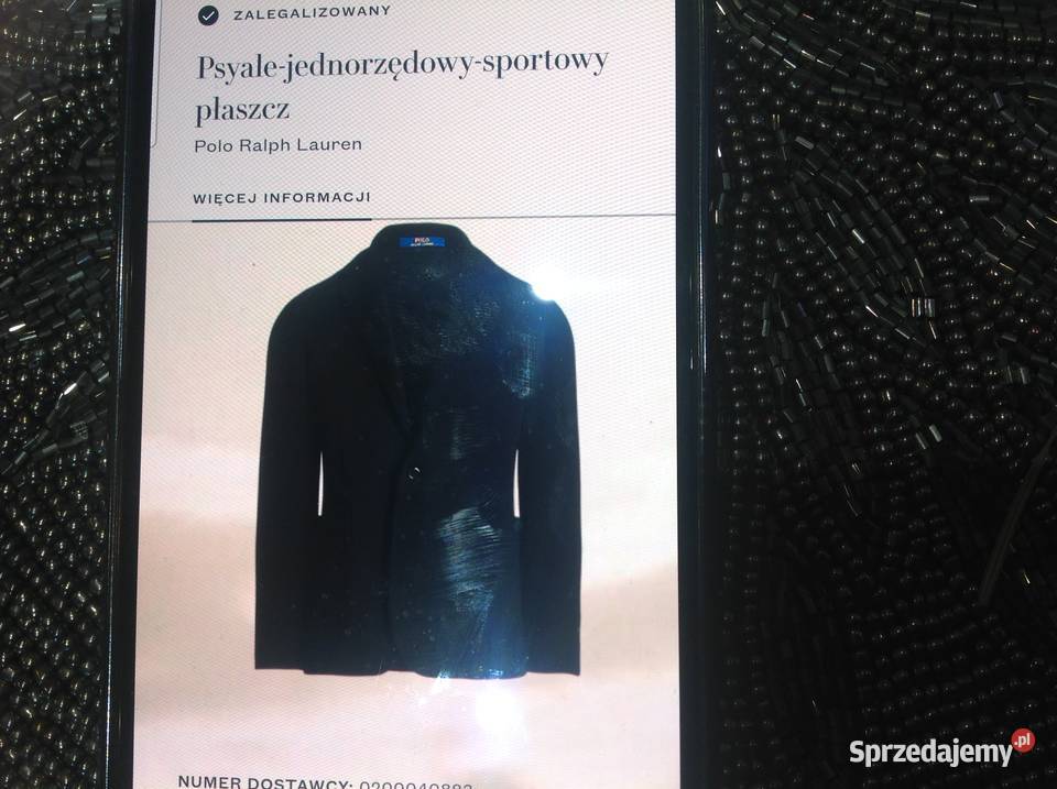 Żakiet Marynarka Damska Czarna POLO RALPH LAUREN Ralph Lauren Nowa Sól