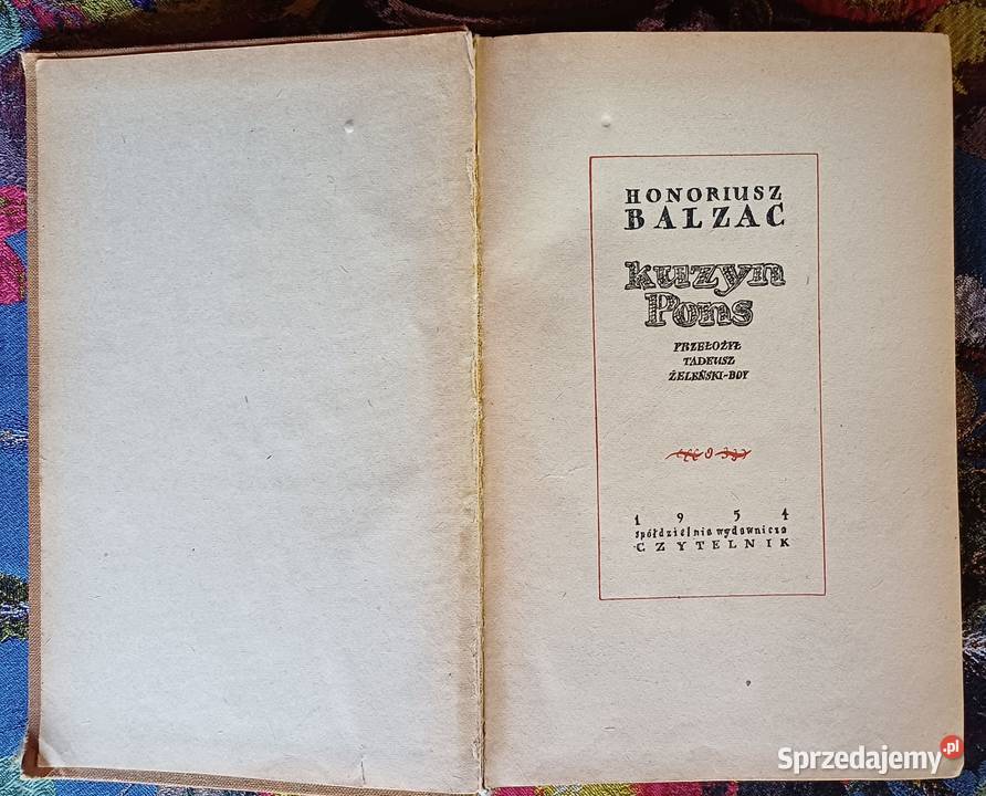 Kuzyn Pons Honoriusz Balzac