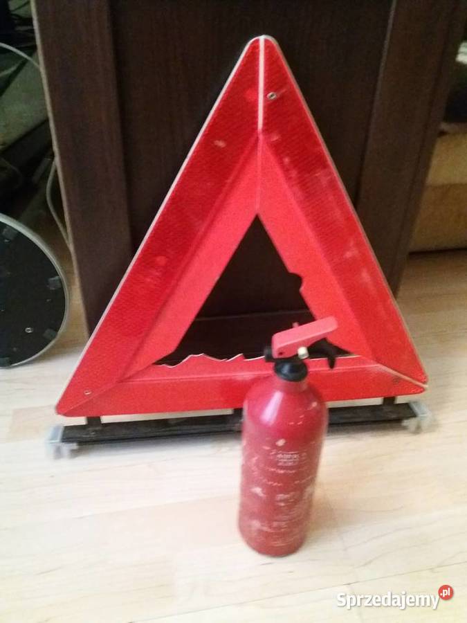 Trójkąt samochodowy plus gasnica Pabianice