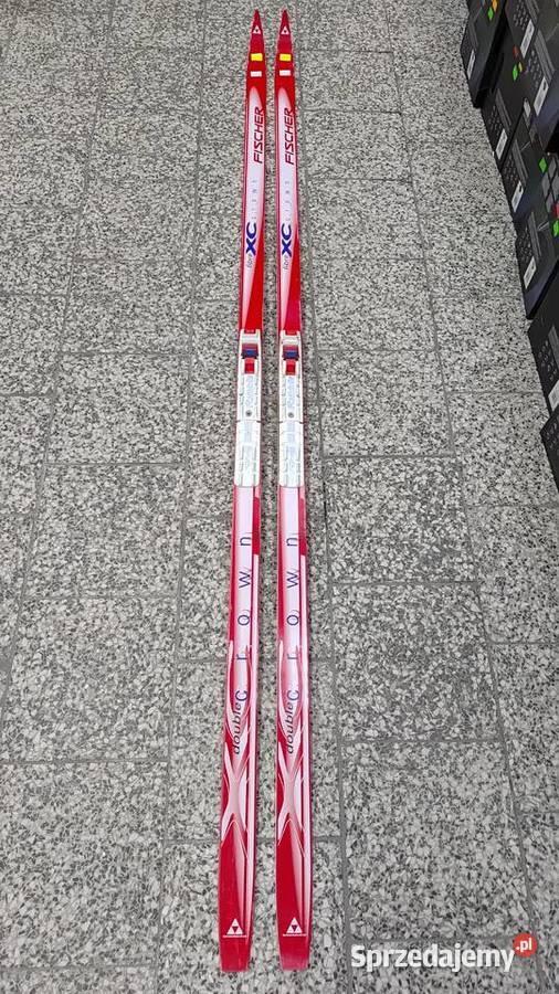 Narty biegowe FISCHER Double Crown 205 wiązania Sporty zimowe Dębica