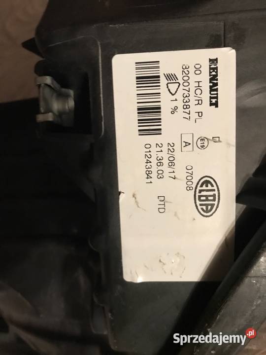 Lampa Dacia sandero Wapienne