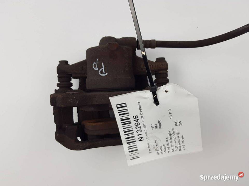 ZACISK HAMULCOWY PRZÓD PRAWY PUNTO III Pozostałe kujawsko-pomorskie