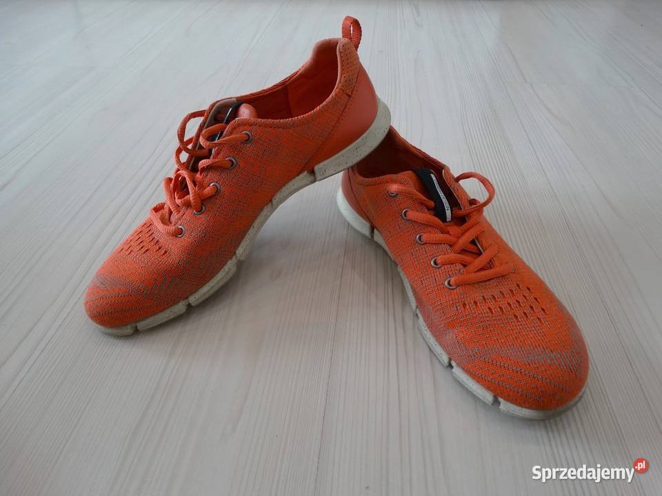 Buty Skórzane Skóra Tekstyl Sportowe Sneakersy Łomża