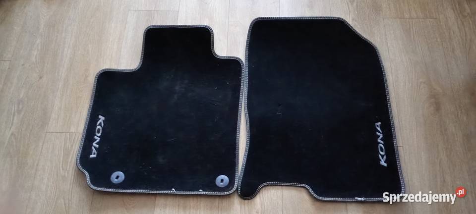 Dywaniki welurowe Hyundai Kona przód pomorskie Kościerzyna