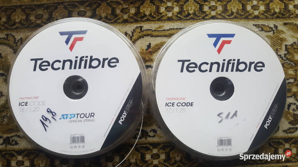 Naciąg tenisowy Tecnifibre Ice Code 125 set Tenis ziemny Ostrów Wielkopolski sprzedam