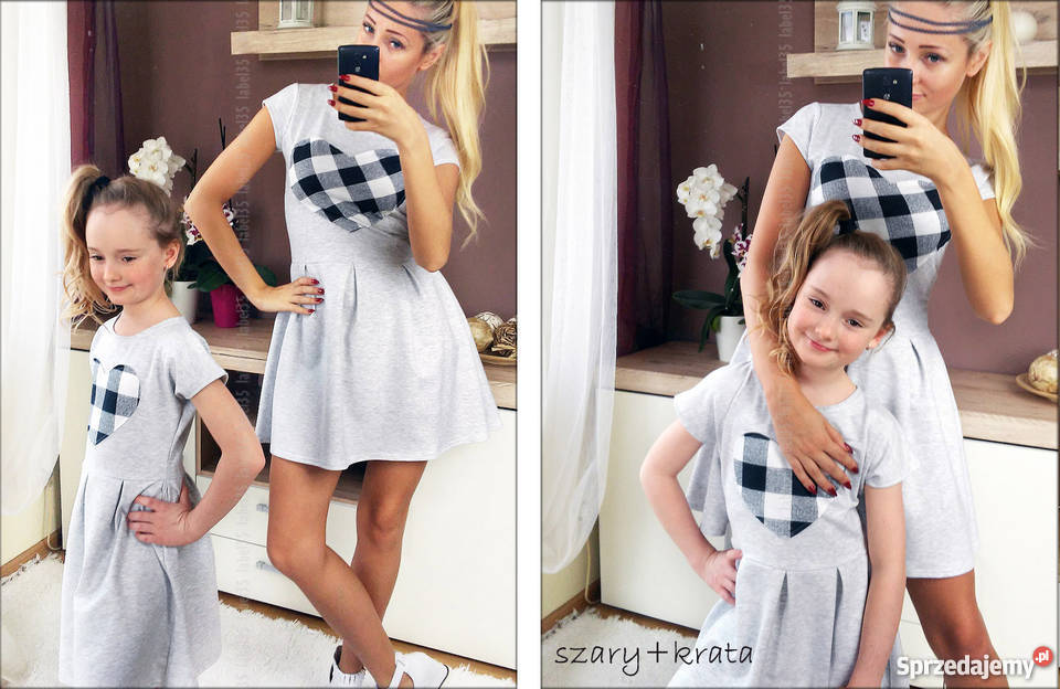 Modne sukienki mamy i córki małopolskie Kraków