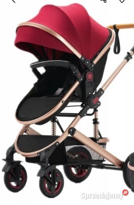 Wózek dziecięcy spacerowy wielofunkcyjny gondola Przekładana rączka