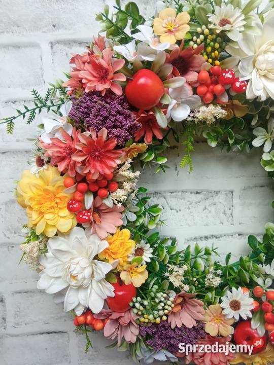 Jesienny wianek na drzwi śląskie Czerwionka-Leszczyny