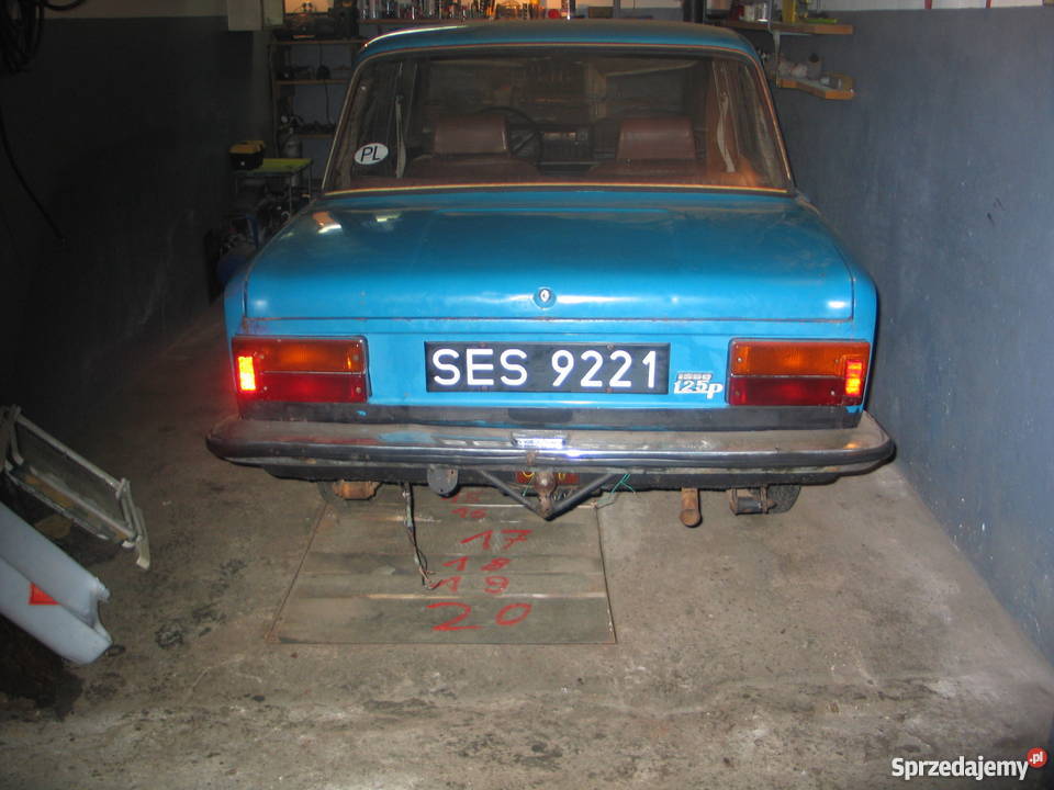 Fiat 125p 1977r z dokumentami do remontu manualna lubelskie Łuków