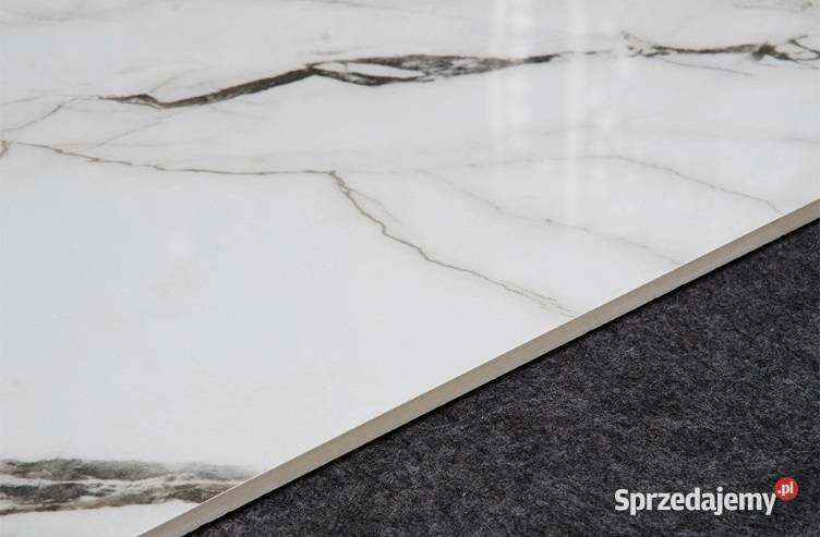 Gres 60x60 CALACATTA CARRARA WYSOKI POŁYSK gI Łask