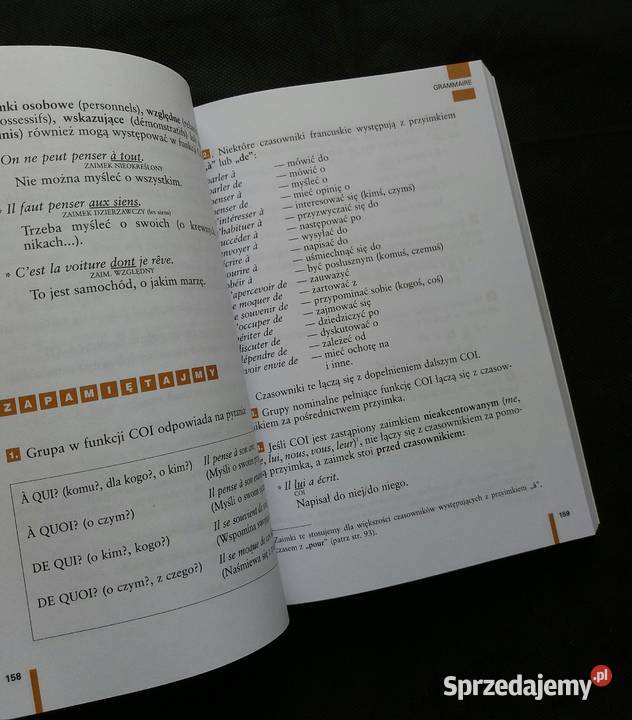 Gramatyka francuska młodzieży i Czeski miękka małopolskie Olkusz