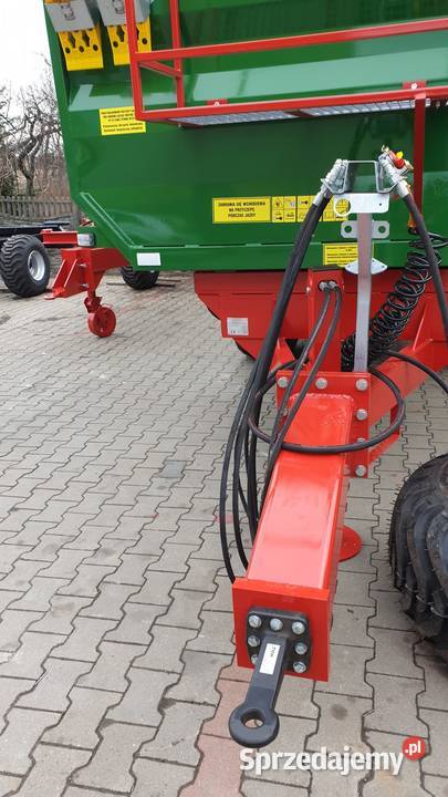 Techmont Przyczepa tandem PTTCW112 12 t nieuszkodzony Przyczepy rolnicze