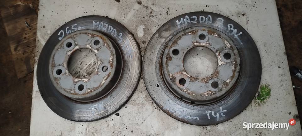 MAZDA 3 BK 16D CITD tarcza hamulcowa tył 265mm Kielce