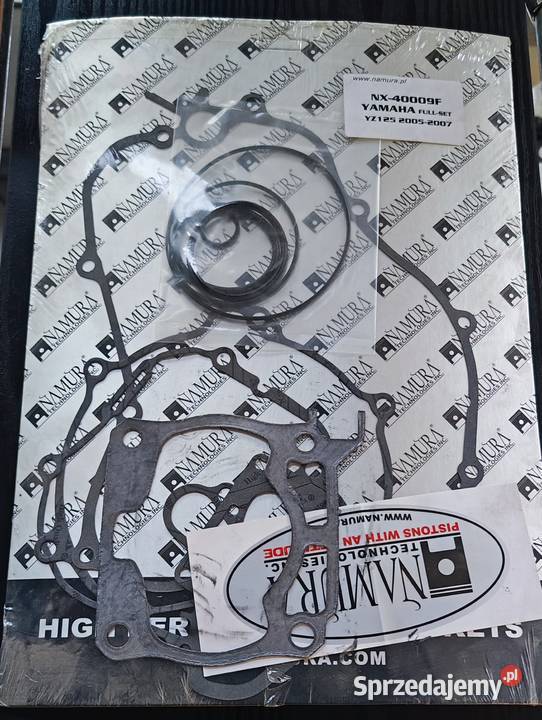 NAMURA KOMPLET USZCZELEK NX40009F YZ 125 0516 Uszczelki silnika i osprzętu