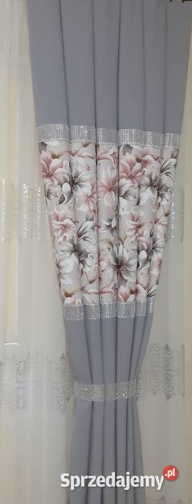 Zasłony jasno szare lilia mazowieckie Mława