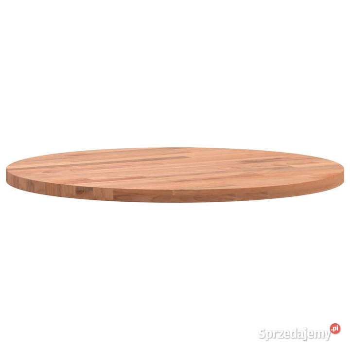 Blat do stolika 40x15 okrągły lite drewno bukowe